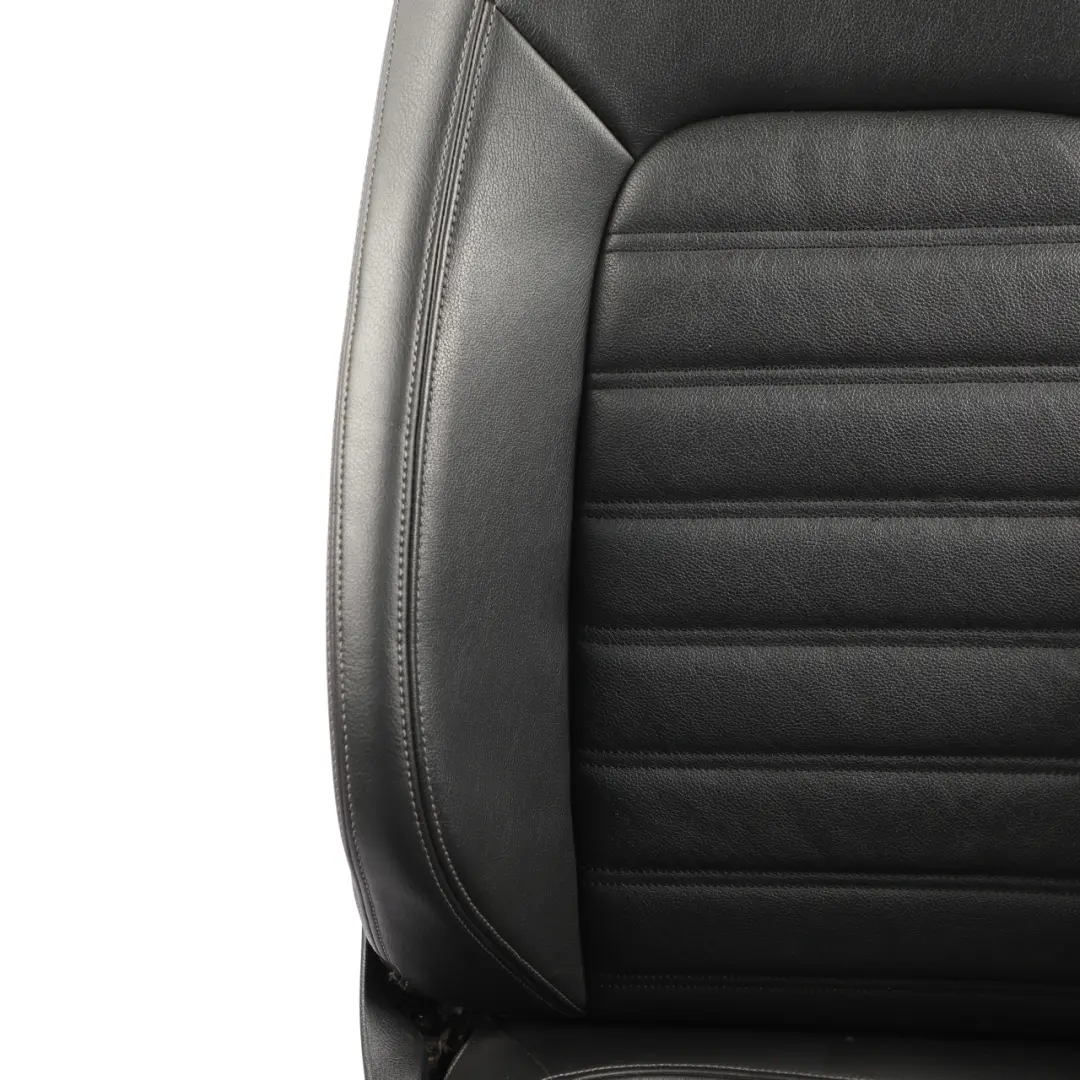 Mk3 3 Door Front Seat Heated Left N/S Leather Black Grey to Volkswagen Scirocco with Part number 1K8881806AS Volkswagen Scirocco Mk3 3 Door Front Seat Heated Left N/S Leather Black Grey - SKU 1K8881806AS - Part number 1K8881806AS