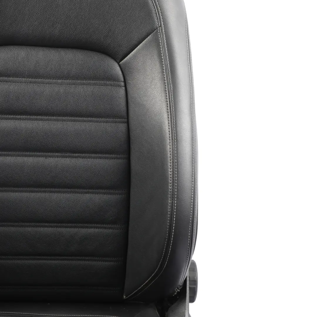 Mk3 3 Door Front Seat Heated Left N/S Leather Black Grey to Volkswagen Scirocco with Part number 1K8881806AS Volkswagen Scirocco Mk3 3 Door Front Seat Heated Left N/S Leather Black Grey - SKU 1K8881806AS - Part number 1K8881806AS