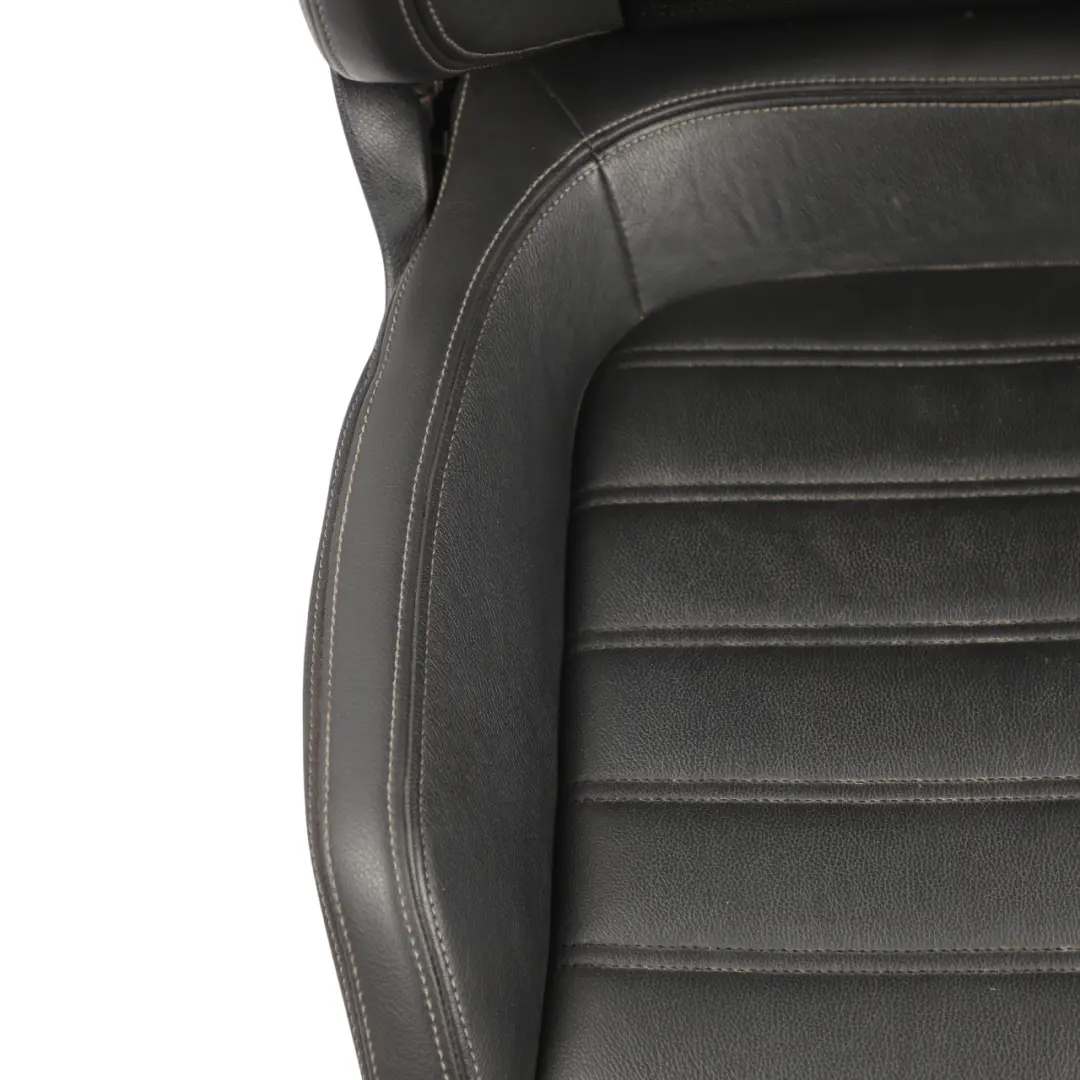 Volkswagen Scirocco Mk3 3 Door Front Seat Heated Left N/S Leather Black Grey - SKU 1K8881806AS - Part number 1K8881806AS