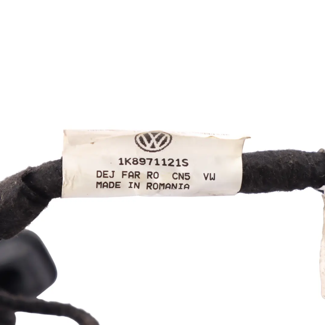 Volkswagen VW Scirocco Mk3 Passenger Door Wiring Harness Loom Cable - SKU RHD-1K8971121S - Part number 1K8971121S