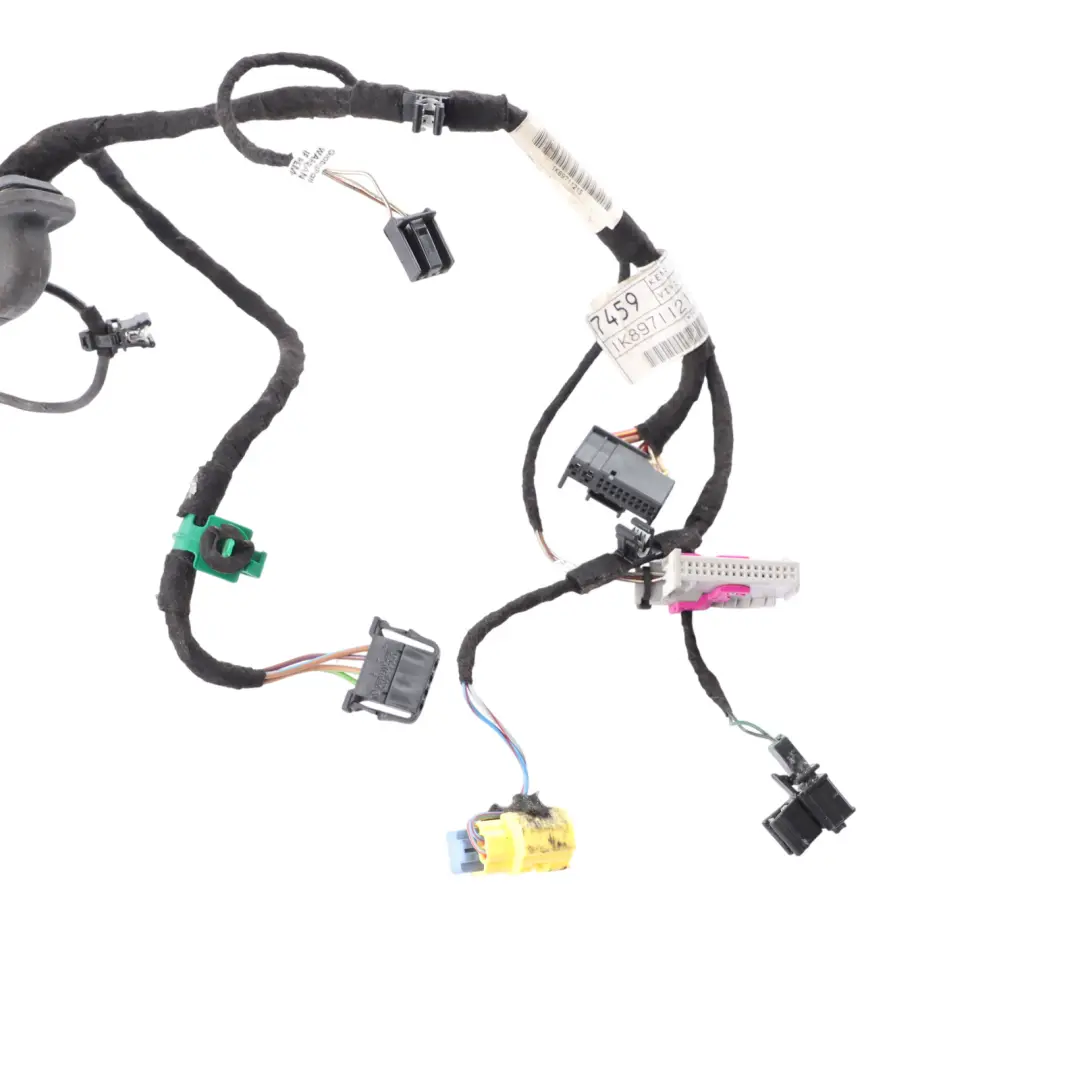 Volkswagen VW Scirocco Mk3 Passenger Door Wiring Harness Loom Cable - SKU RHD-1K8971121S - Part number 1K8971121S