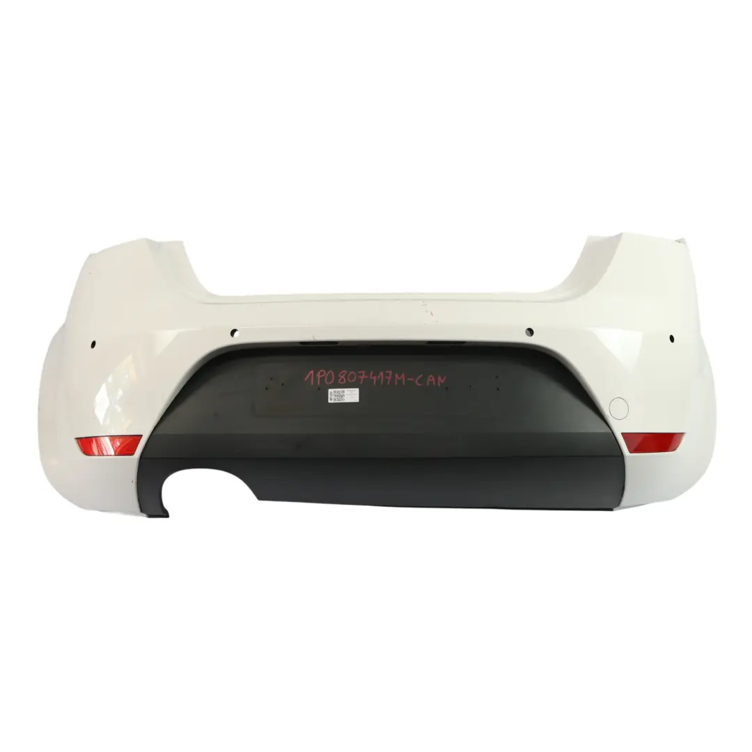 Mk2 Rear Bumper Panel Covering Trim Candy White - B9A to Seat Leon with Part number 1P0807417M Seat Leon Mk2 Rear Bumper Panel Covering Trim Candy White - B9A - SKU 1P0807417M-CAN - Part number 1P0807417M