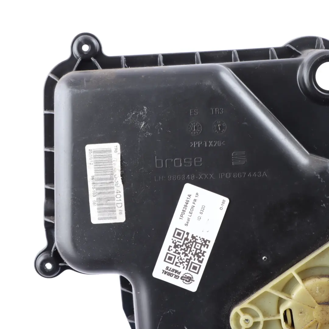 Seat Leon Mk2 1P Window Lifter Regulator Mechanism Rear Left N/S 1P0839401D - SKU 1P0839461A - Part number 1P0839461A