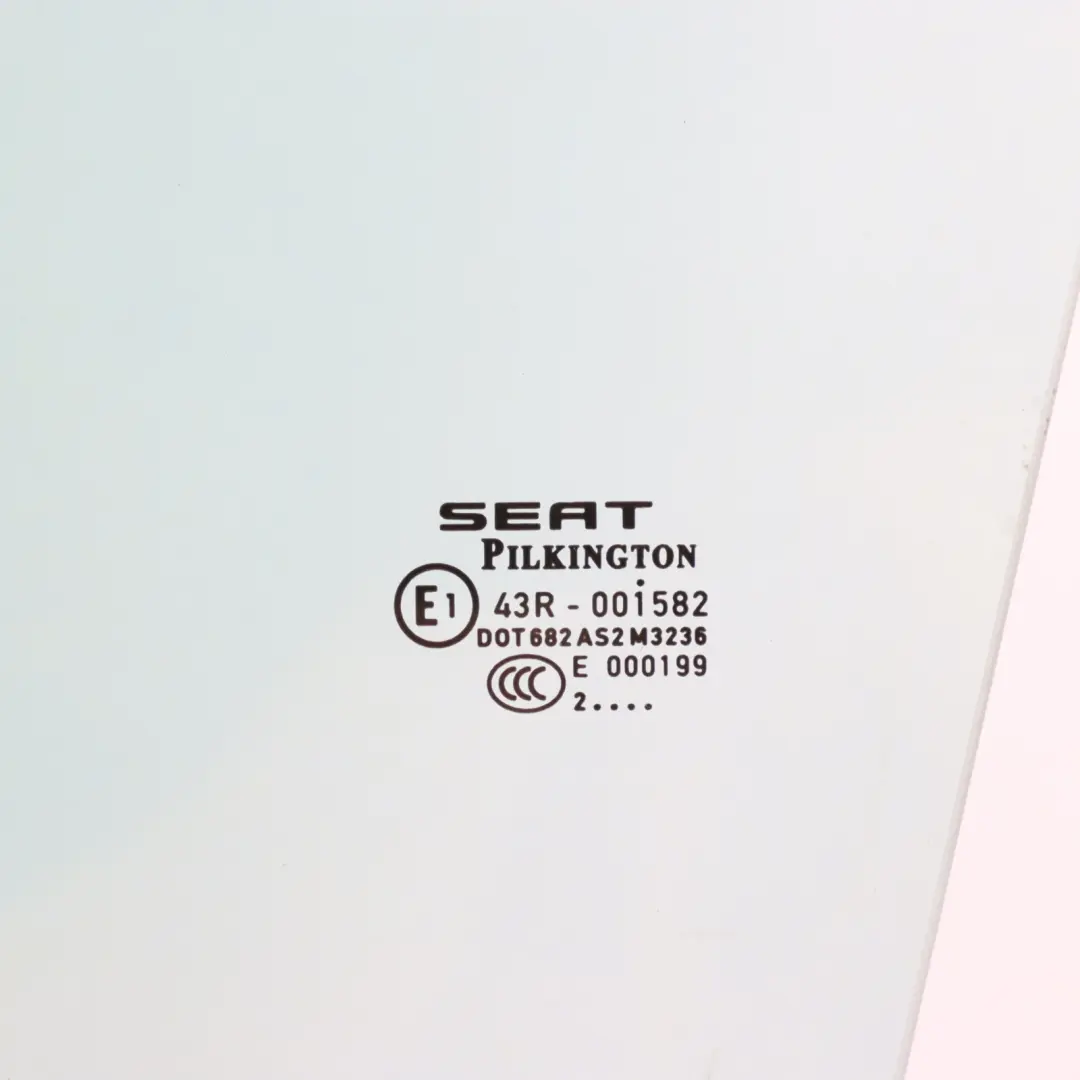 1P Mk2 FR Puerta Delantera Ventana Cristal AS2 Izquierda para Seat Leon con número de pieza 1P0845201B Seat Leon 1P Mk2 FR Puerta Delantera Ventana Cristal AS2 Izquierda - SKU 1P0845201B - Número de pieza 1P0845201B