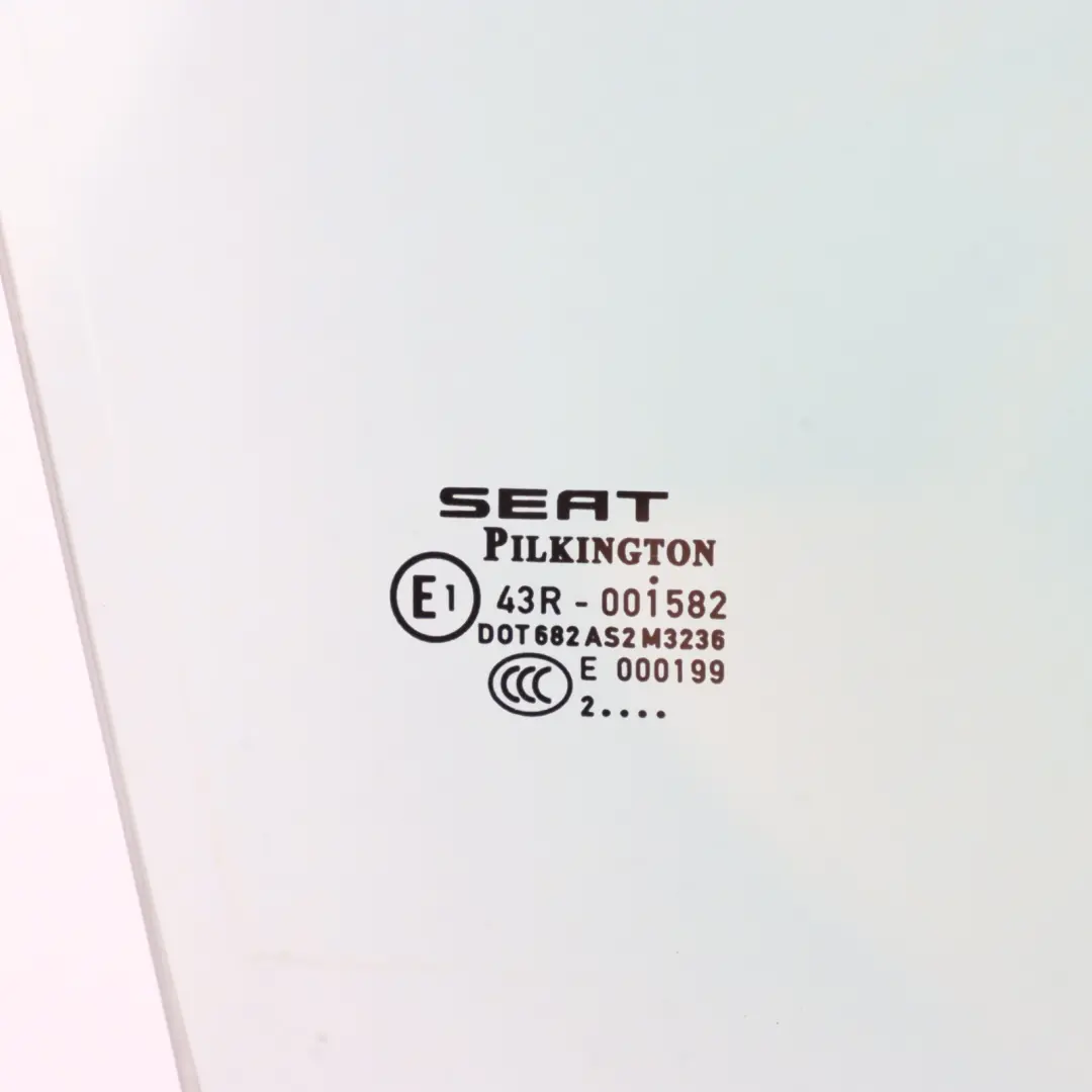 Seat Leon 1P Mk2 FR Front Door Window Glass Glazing AS2 Right O/S - SKU 1P0845202B - Part number 1P0845202B