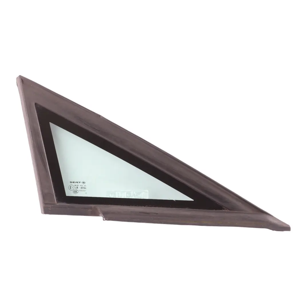Seat Leon 1P Front Quarter Fixed Side Window Glass Left N/S - SKU 1P0845411B - Part number 1P0845411B