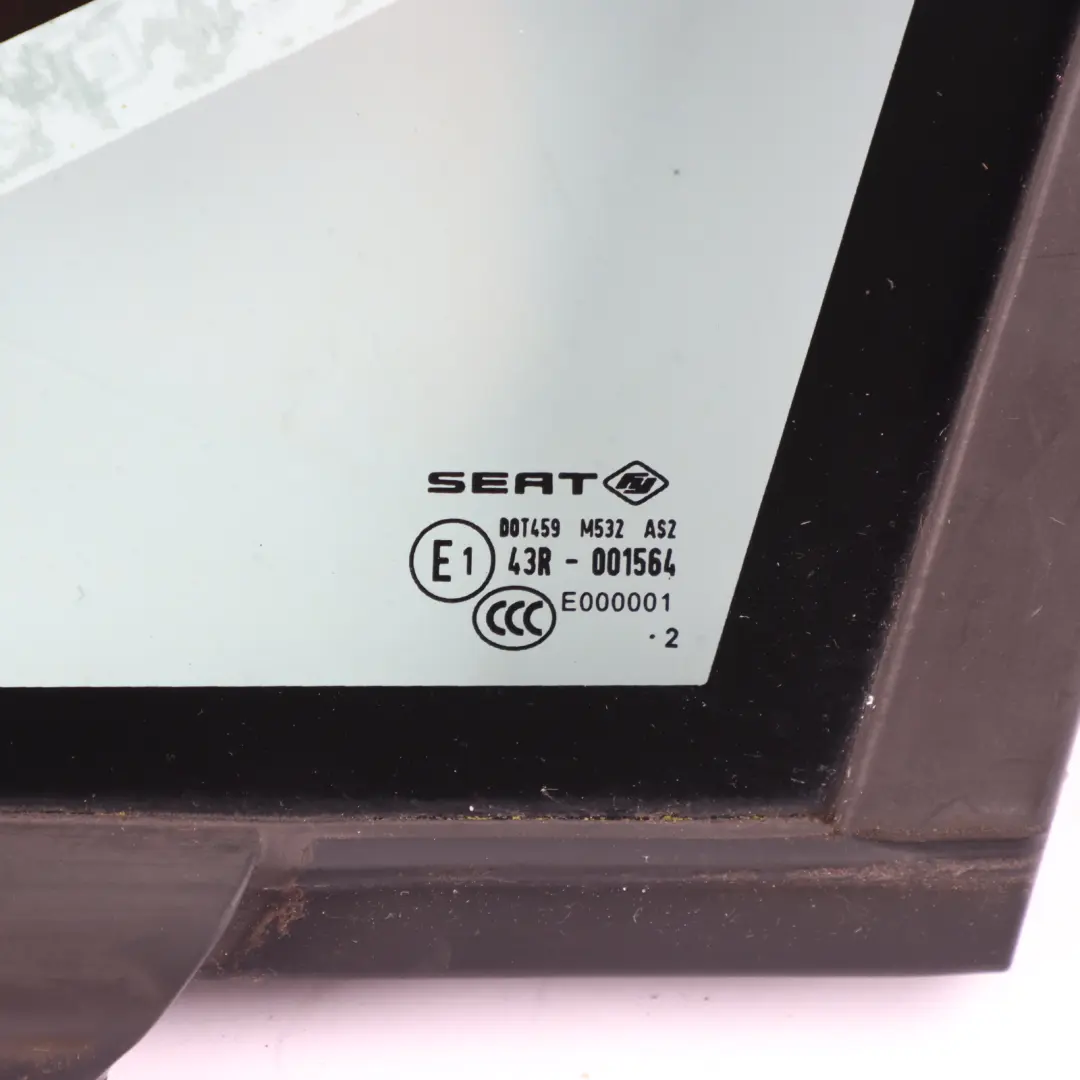 Seat Leon 1P Front Quarter Fixed Side Window Glass Left N/S 1P0845411 - SKU 1P0845411B - Part number 1P0845411B