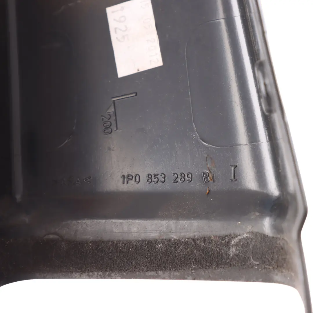 1P Mk2 Front B Pillar Cover Trim Surround Strip Left N/S to Seat Leon with Part number 1P0853289B Seat Leon 1P Mk2 Front B Pillar Cover Trim Surround Strip Left N/S - SKU 1P0853289B - Part number 1P0853289B