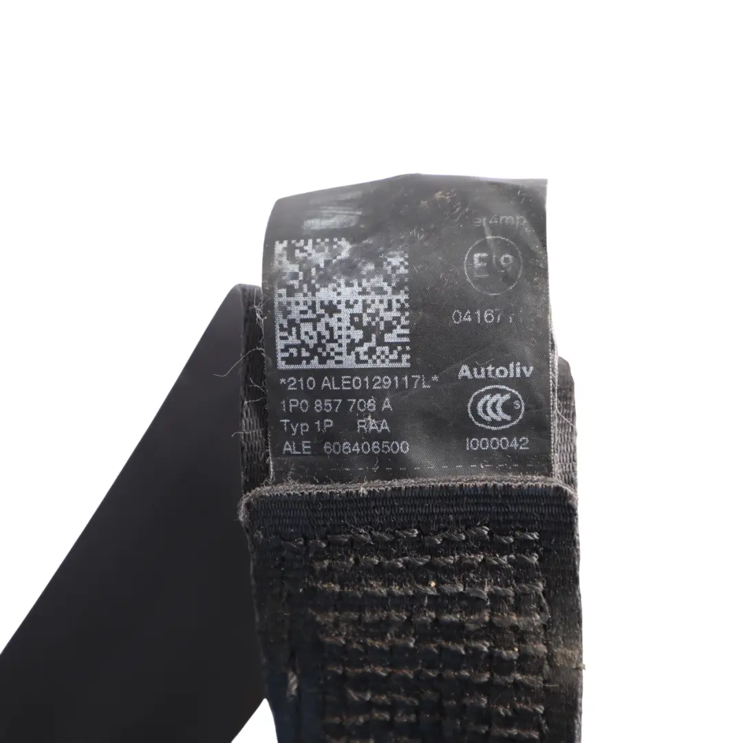 1P Front Seatbelt Seat Belt Upper Pretensioner Right O/S to Seat Leon with Part number 1P0857706A Seat Leon 1P Front Seatbelt Seat Belt Upper Pretensioner Right O/S - SKU 1P0857706A - Part number 1P0857706A