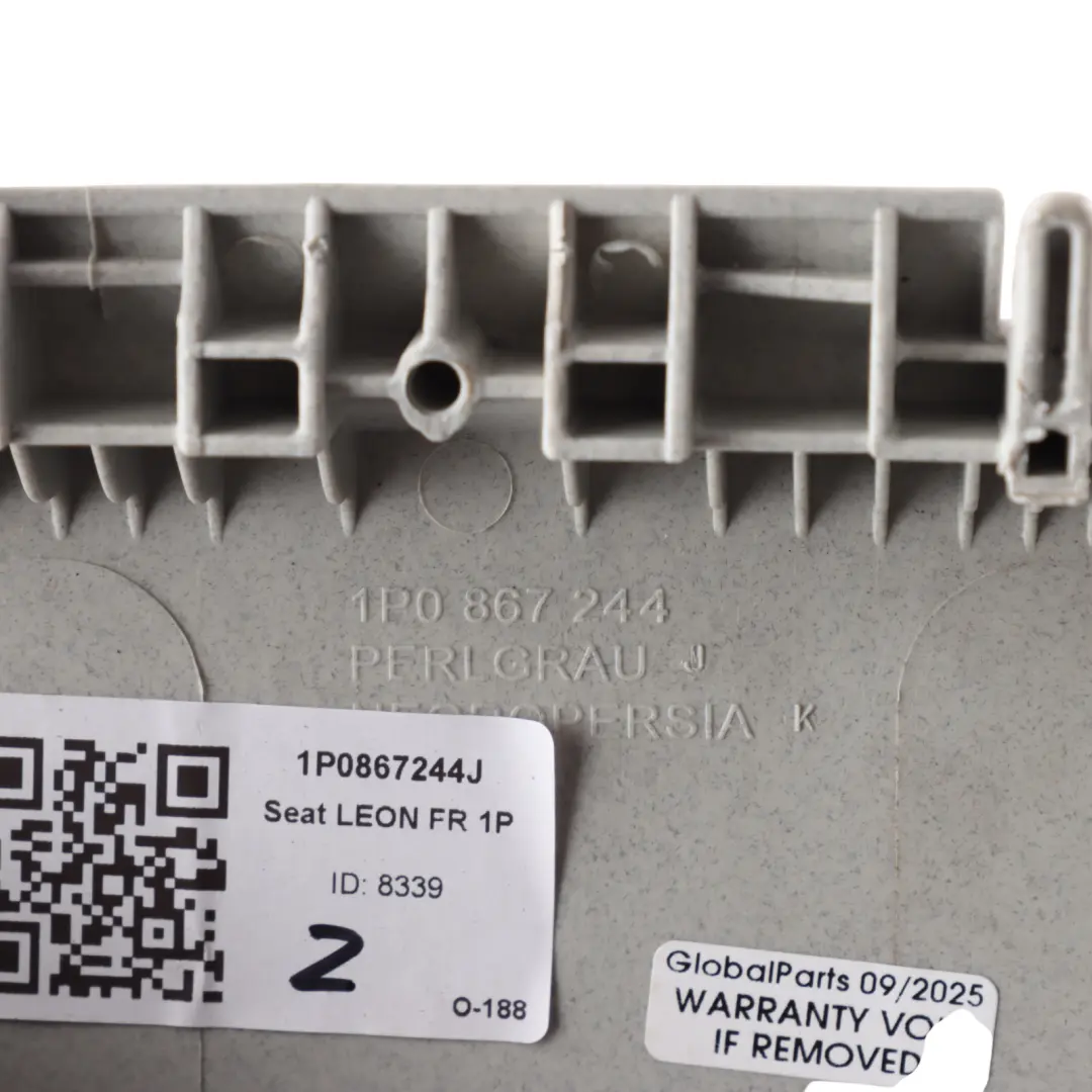 Seat Leon FR 1P Side Pillar B Cover Trim Interior Panel Right O/S - SKU 1P0867244J - Part number 1P0867244J