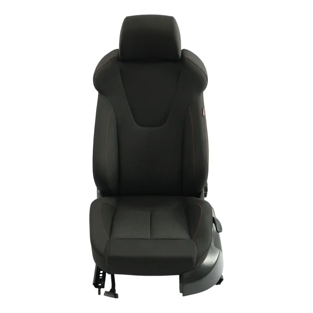 Seat Leon Mk2 1P 5D Sedile Anteriore Sinistro Tessuto Panno Nero Punto Rosso - SKU 1P0881805CP - Numero di parte 1P0881805CP