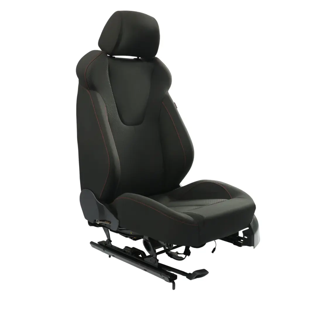 Seat Leon Mk2 1P 5D Sedile Anteriore Sinistro Tessuto Panno Nero Punto Rosso - SKU 1P0881805CP - Numero di parte 1P0881805CP