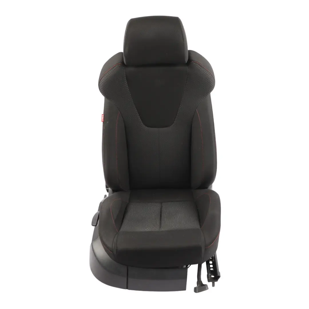 Mk2 1P 5D Seat Front Right O/S Interior Fabric Cloth Black Red Stitch to Seat Leon with Part number 1P0881806CM Seat Leon Mk2 1P 5D Seat Front Right O/S Interior Fabric Cloth Black Red Stitch - SKU 1P0881806CM - Part number 1P0881806CM
