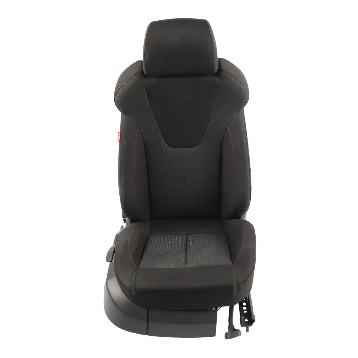 Seat Leon Mk2 1P 5D Seat Front Right O/S Interior Fabric Cloth Black Red Stitch
