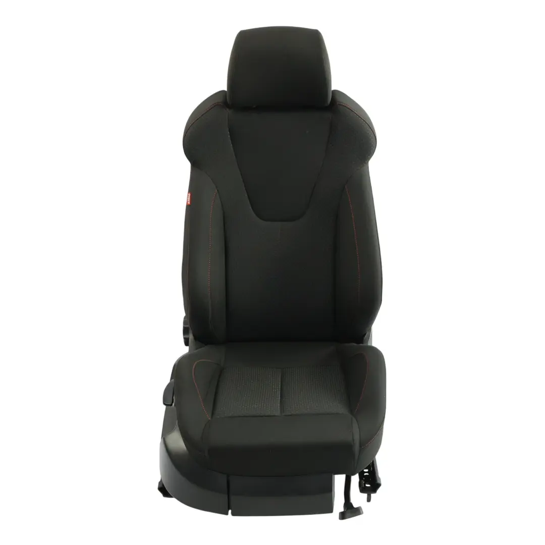 Mk2 1P 5D Sedile Anteriore Destro Tessuto Panno Nero Punto Rosso per Seat Leon con numero di parte 1P0881806CM Seat Leon Mk2 1P 5D Sedile Anteriore Destro Tessuto Panno Nero Punto Rosso - SKU 1P0881806CM - Numero di parte 1P0881806CM
