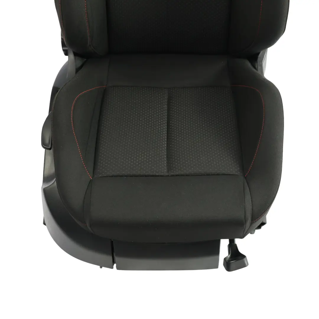 Seat Leon Mk2 1P 5D Sedile Anteriore Destro Tessuto Panno Nero Punto Rosso - SKU 1P0881806CM - Numero di parte 1P0881806CM