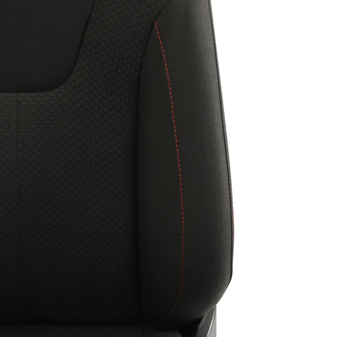 Mk2 1P 5D Siège Avant Droit Intérieur Tissu Tissu Noir Coutures Rouges pour Seat Leon à propos du numéro de pièce 1P0881806CM Seat Leon Mk2 1P 5D Siège Avant Droit Intérieur Tissu Tissu Noir Coutures Rouges - SKU 1P0881806CM - Numéro de pièce 1P0881806CM