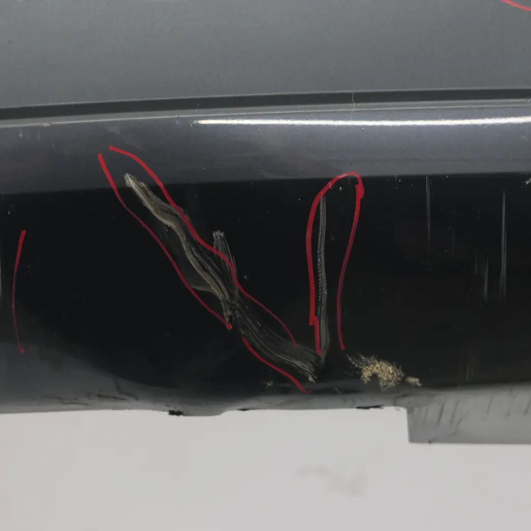 Skoda Octavia Mk2 Bumper Rear Trim Panel Cover VRS Anthracite Grey Silver - F8J - SKU 1Z5807421B-SDA - Part number 1Z5807421B