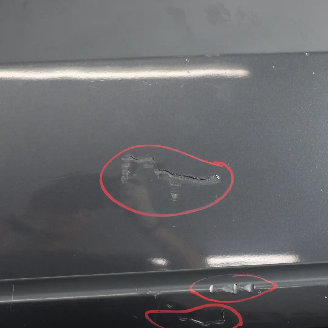 Skoda Octavia 2, Zderzak Tylny RS VRS Anthracite Grey Silver Dark - F8J - SKU 1Z5807421B-SDA - Numer Części 1Z5807421B