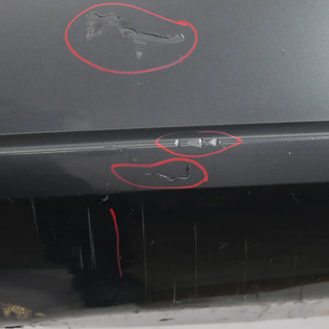 Skoda Octavia Mk2 Bumper Rear Trim Panel Cover VRS Anthracite Grey Silver - F8J - SKU 1Z5807421B-SDA - Part number 1Z5807421B