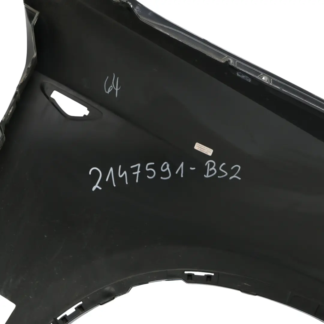 Side Wing Panel BMW X6 E71 Front Left N/S Fender Black Sapphire Metallic - 475 - SKU 2147591-BS2 - Part number 2147591