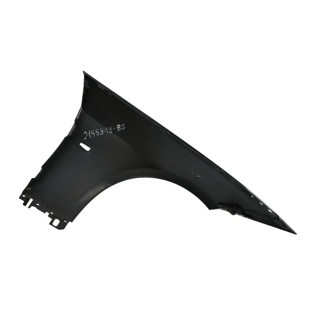 Panel Lateral Guardabarros Delantero Izquierdo Negro Zafiro Metalico 475 para BMW E92 con número de pieza 2155919 BMW E92 Panel Lateral Guardabarros Delantero Izquierdo Negro Zafiro Metalico 475 - SKU 2155919-BS - Número de pieza 2155919