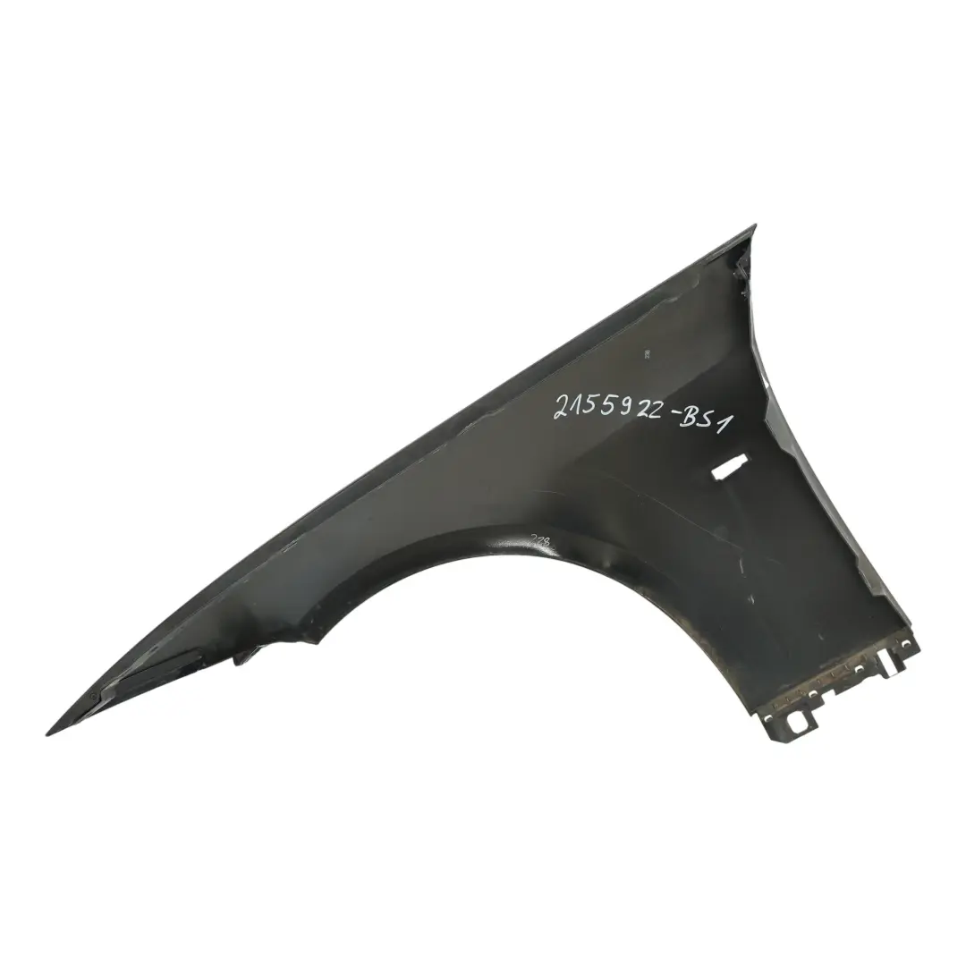 BMW E92 Seitenwand Kotflügel Vorn Rechts Black Sapphire Schwarz - 475 - SKU 2155922-BS1 - Teilenummer 2155922