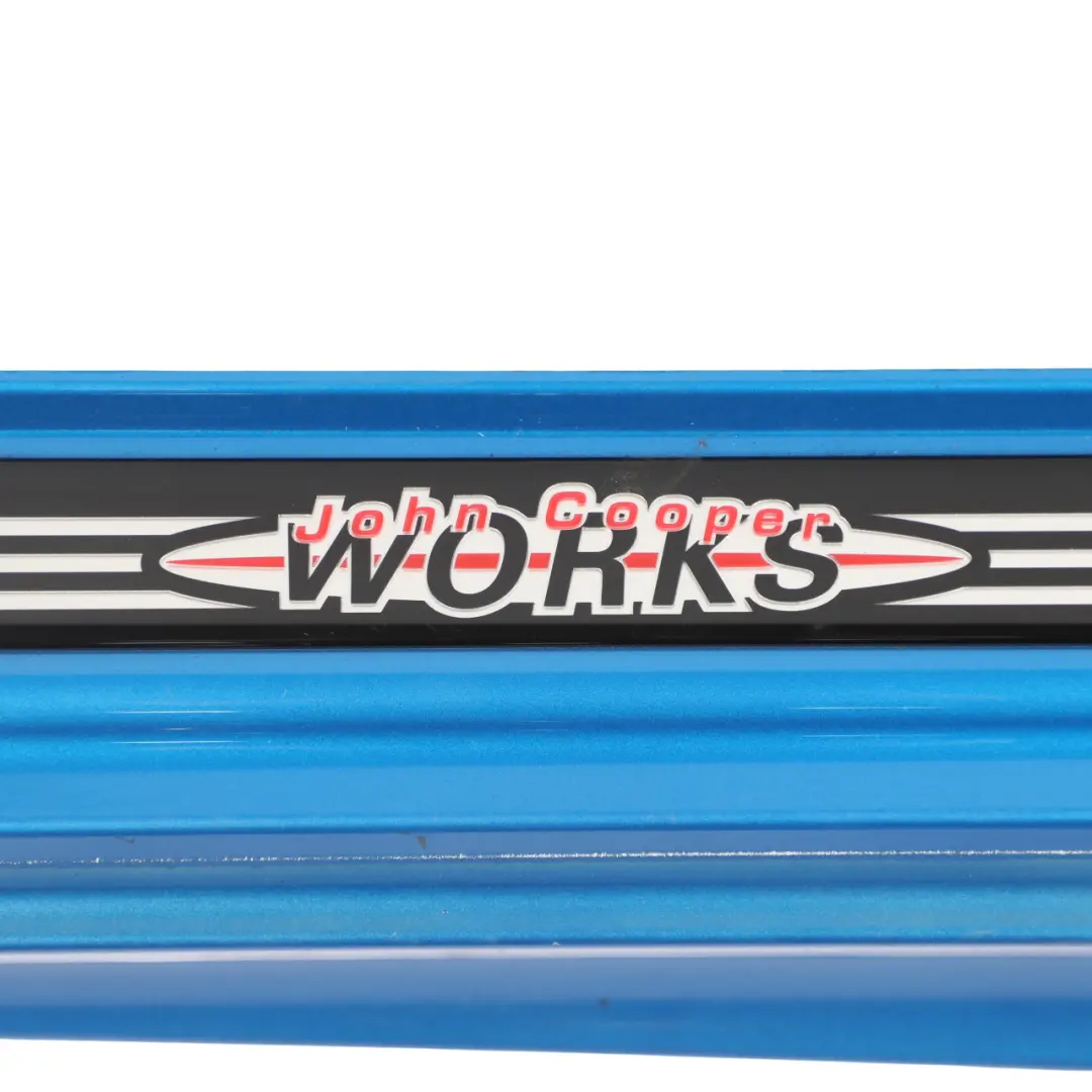 Side Skirt JCW Left N/S Door Sill Cover Trim Laser Blue Metallic - A59 to Mini R56 with Part number 2156419 Mini R56 Side Skirt JCW Left N/S Door Sill Cover Trim Laser Blue Metallic - A59 - SKU 2156419-LAB - Part number 2156419