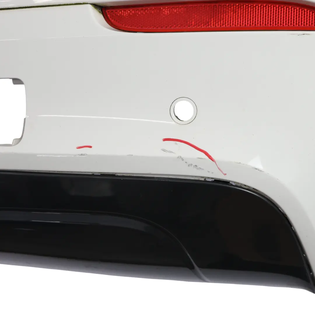 BMW X1 E84 Rear Bumper M Sport Trim Panel PDC Alpinweiss White - 300 - SKU 2212611-AW2 - Part number 2212611