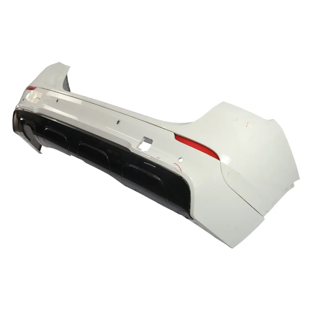 Bumper M Sport Trim Panel PDC Alpinweiss White - 300 to BMW X1 E84 Rear with Part number 2212611 BMW X1 E84 Rear Bumper M Sport Trim Panel PDC Alpinweiss White - 300 - SKU 2212611-AW2 - Part number 2212611