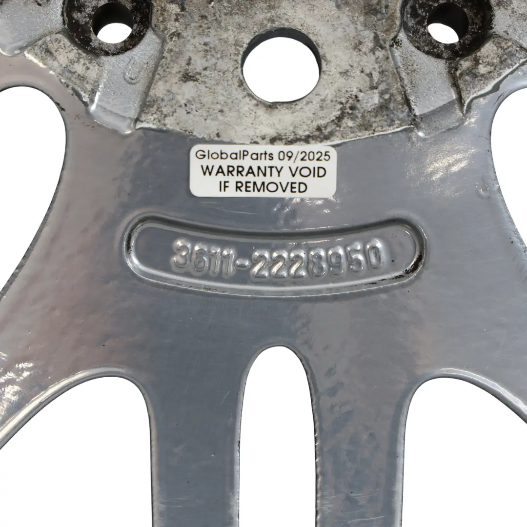 Front Chrome Wheel Alloy Rim 18" 8J ET:20 M Styling 65 to BMW E39 M5 with Part number 2228950 BMW E39 M5 Front Chrome Wheel Alloy Rim 18" 8J ET:20 M Styling 65 - SKU 2228950-1 - Part number 2228950