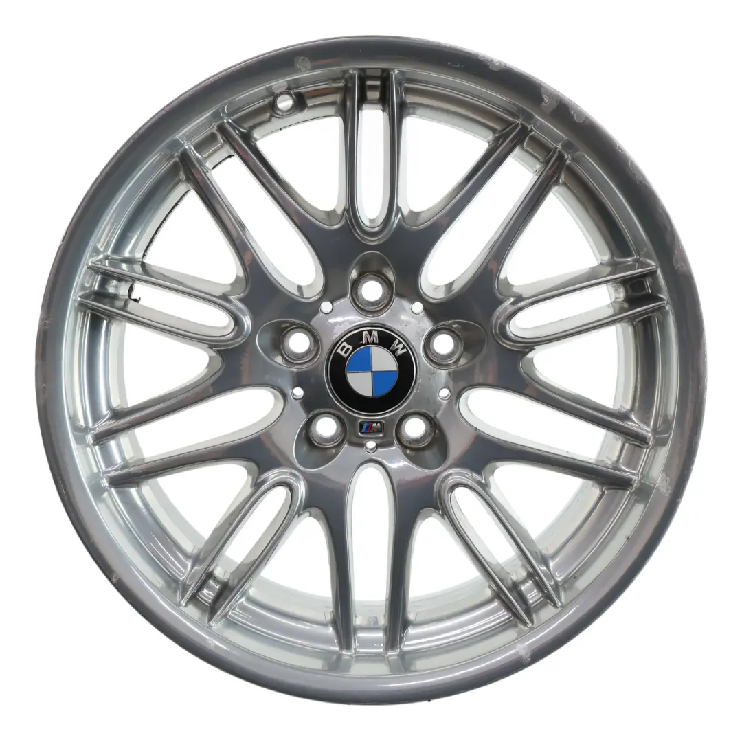 Front Chrome Wheel Alloy Rim 18" 8J ET:20 M Styling 65 to BMW E39 M5 with Part number 2228950 BMW E39 M5 Front Chrome Wheel Alloy Rim 18" 8J ET:20 M Styling 65 - SKU 2228950-2 - Part number 2228950