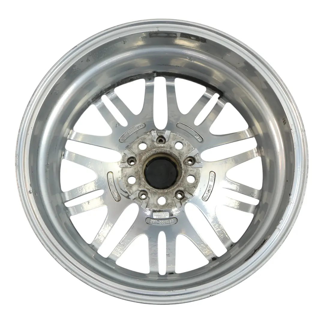 BMW E39 M5 Front Chrome Wheel Alloy Rim 18" 8J ET:20 M Styling 65 - SKU 2228950-2 - Part number 2228950
