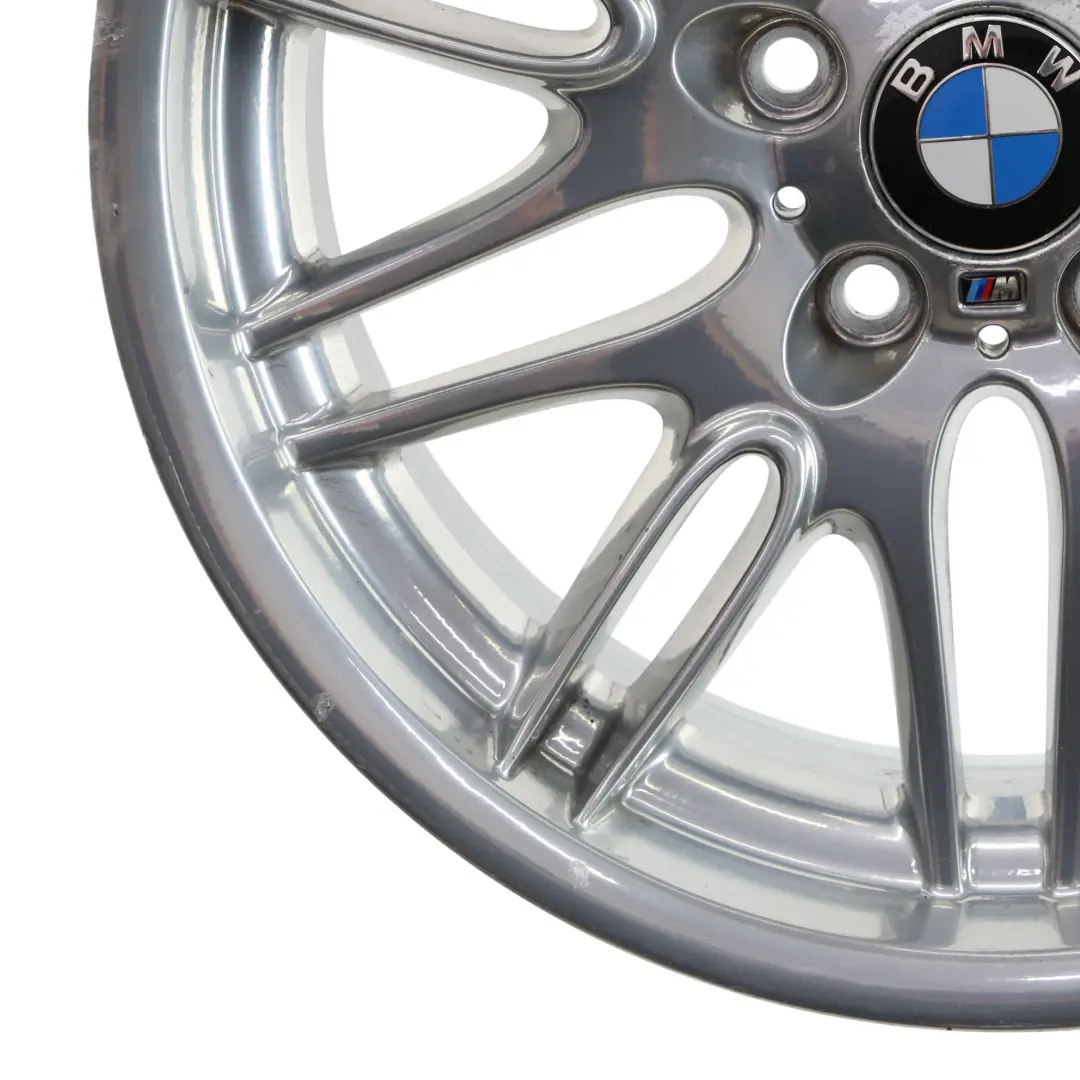 Front Chrome Wheel Alloy Rim 18" 8J ET:20 M Styling 65 to BMW E39 M5 with Part number 2228950 BMW E39 M5 Front Chrome Wheel Alloy Rim 18" 8J ET:20 M Styling 65 - SKU 2228950-2 - Part number 2228950