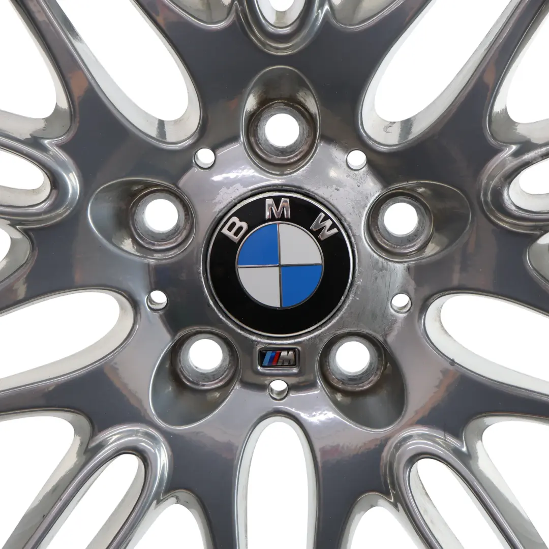 Llanta Delantera Aleación Cromada 18" 8J ET:20 M Styling 65 para BMW E39 M5 con número de pieza 2228950 BMW E39 M5 Llanta Delantera Aleación Cromada 18" 8J ET:20 M Styling 65 - SKU 2228950-2 - Número de pieza 2228950