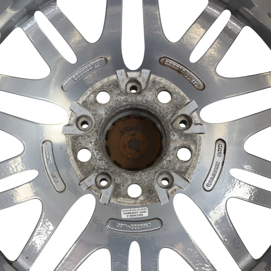 BMW E39 M5 Rear Chrome Wheel Alloy Rim 18" 9.5J ET:22 M Styling 65 - SKU 2228960-1 - Part number 2228960