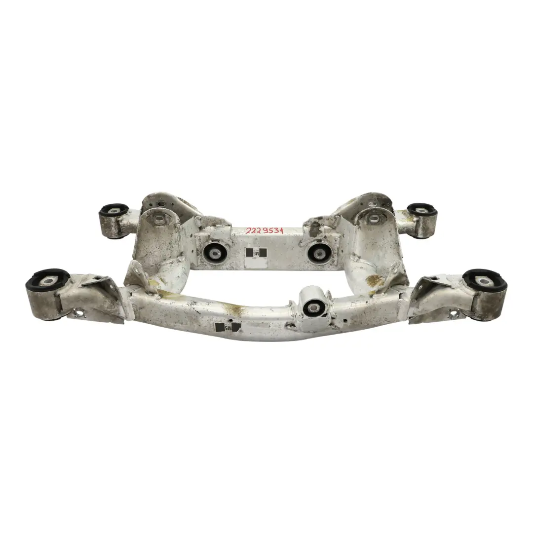 Axle Carrier Subframe Differential Suspension Cradle to BMW E39 M5 Rear with Part number 2229531 BMW E39 M5 Rear Axle Carrier Subframe Differential Suspension Cradle - SKU 2229531 - Part number 2229531