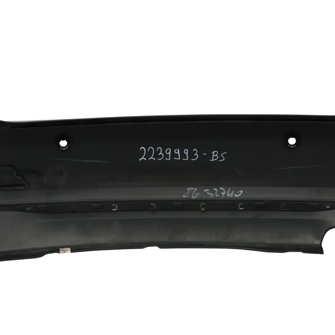 Bumper Trim Panel PDC Covering Black Sapphire Metallic - 475 to BMW F30 Rear with Part number 2239993 BMW F30 Rear Bumper Trim Panel PDC Covering Black Sapphire Metallic - 475 - SKU 2239993-BS - Part number 2239993