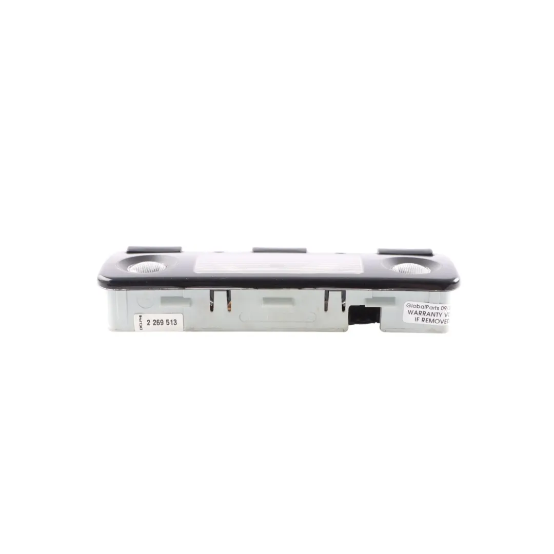 BMW E38 E39 Front Interior Roof Lighting Cabin Lamp Light Panel Black - SKU 2269513 - Part number 2269513