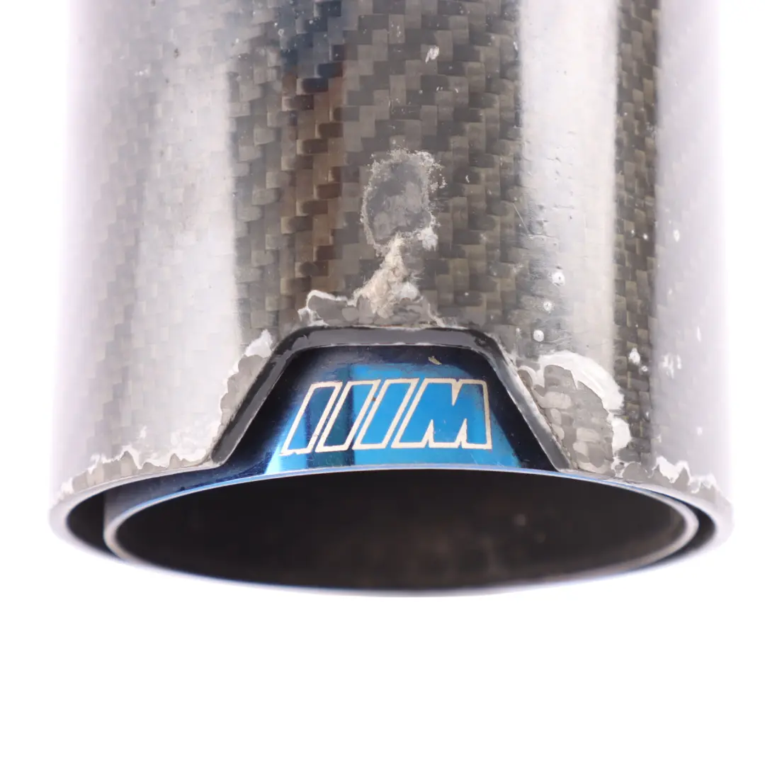  Tailpipe End Tips BMW F87 M2 F80 M3 F82 F83 M4 M Sport in Carbon SET OF2 - SKU 2468411-3 - Part number 2468411