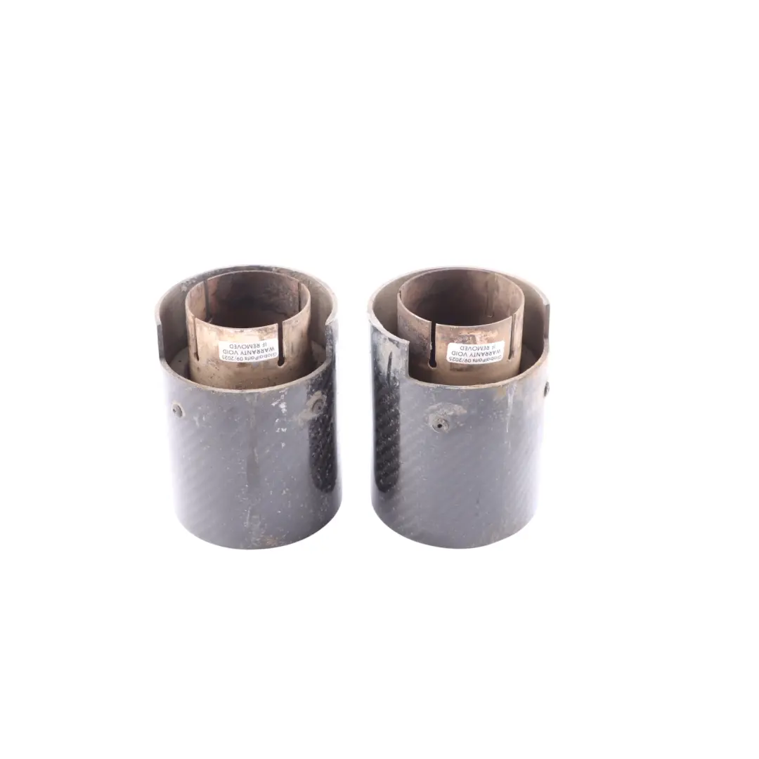  Tailpipe End Tips BMW F87 M2 F80 M3 F82 F83 M4 M Sport in Carbon SET OF2 - SKU 2468411-3 - Part number 2468411
