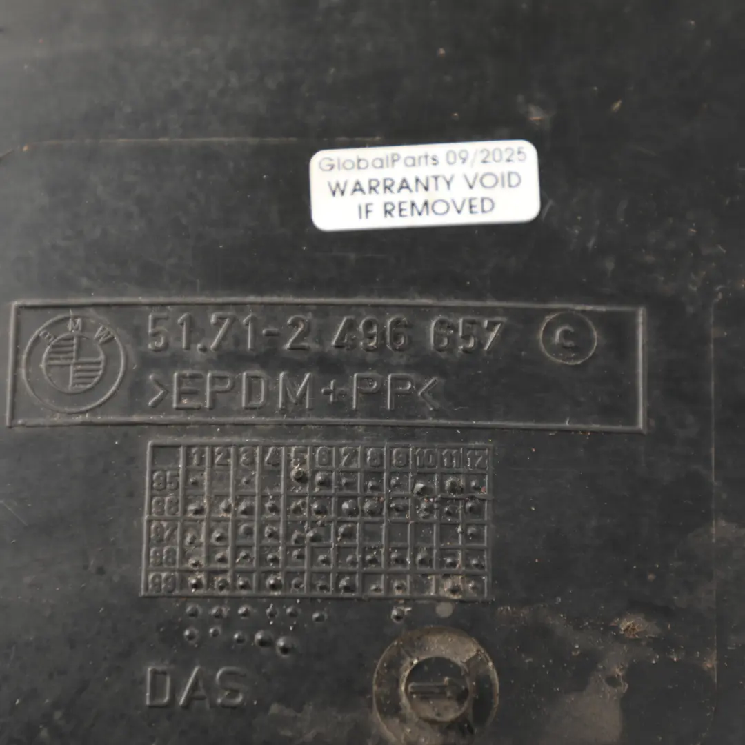 BMW E39 M5 Rear Wheel Arch Cover Housing Left N/S - SKU 2496657 - Part number 2496657