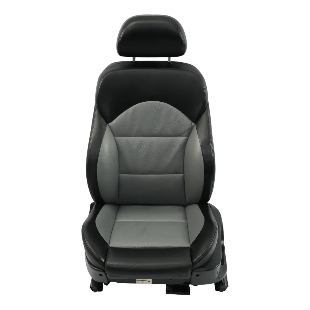 BMW E39 M5 Front Seat Sport Memory Heated Left N/S Black Silver Leather - SKU 2499624-1 - Part number 2499624