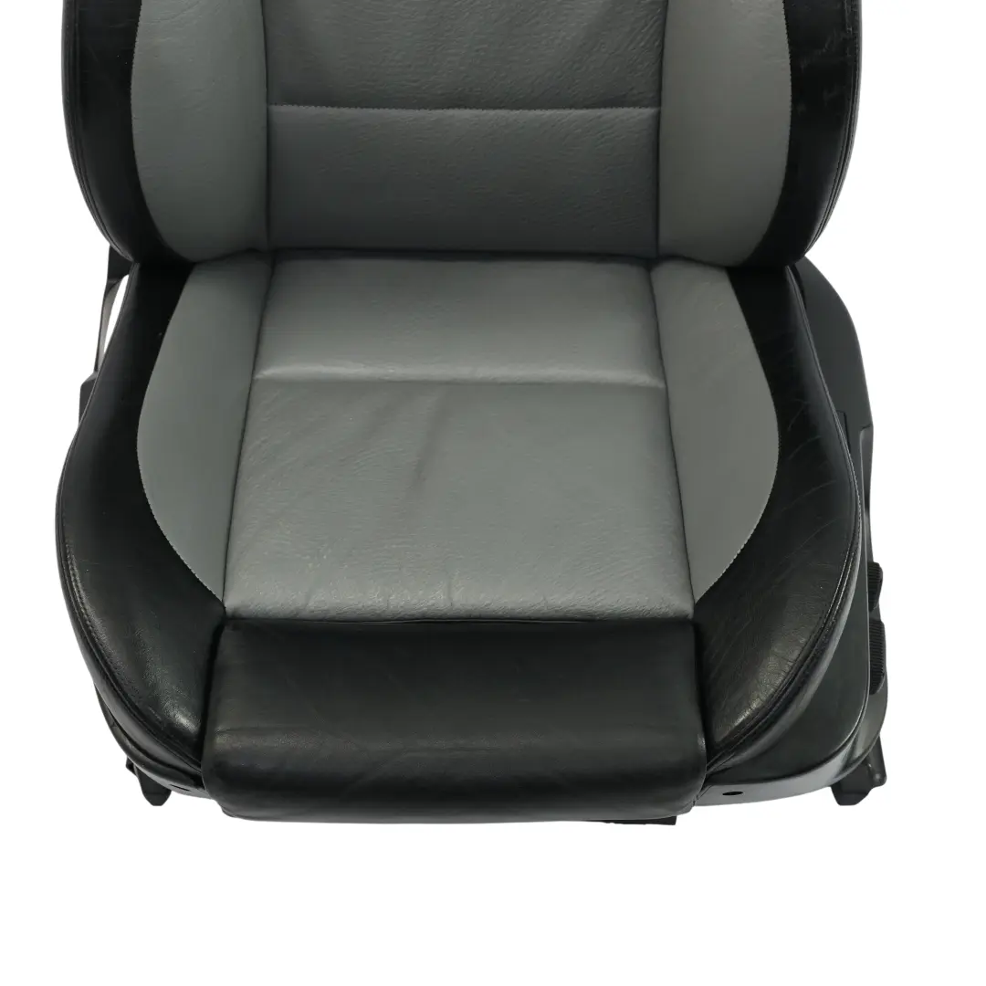 BMW E39 M5 Front Seat Sport Memory Heated Left N/S Black Silver Leather - SKU 2499624-1 - Part number 2499624