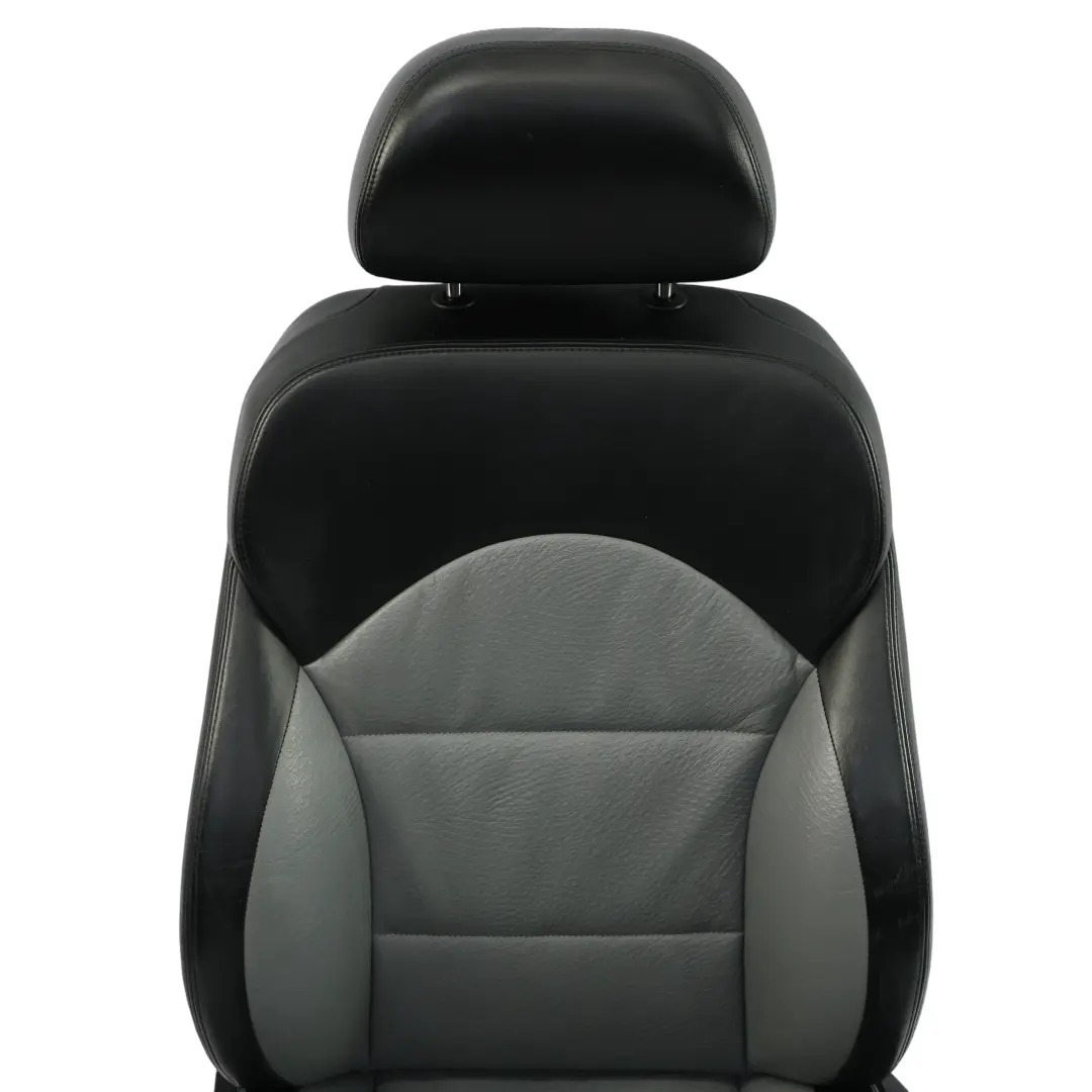 Front Seat Sport Memory Heated Left N/S Black Silver Leather to BMW E39 M5 with Part number 2499624 BMW E39 M5 Front Seat Sport Memory Heated Left N/S Black Silver Leather - SKU 2499624-1 - Part number 2499624