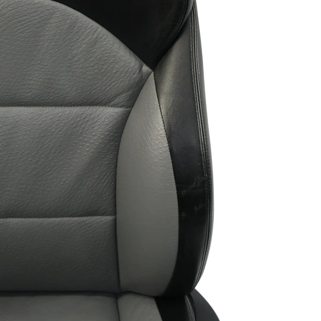 Fotel Przedni Sport Pamięć Grzany Lewy Czarna Srebrna Skóra do BMW E39 M5 o numerze 2499624 BMW E39 M5 Fotel Przedni Sport Pamięć Grzany Lewy Czarna Srebrna Skóra - SKU 2499624-1 - Numer Części 2499624