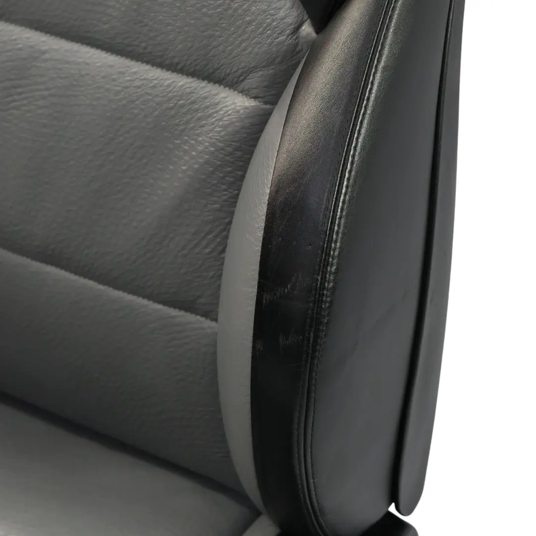BMW E39 M5 Front Seat Sport Memory Heated Left N/S Black Silver Leather - SKU 2499624-1 - Part number 2499624