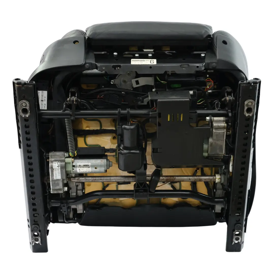 Fotel Przedni Sportowy Pamięć Grzany Prawy Czarny Srebrny Skóra do BMW E39 M5 o numerze 2499624 BMW E39 M5 Fotel Przedni Sportowy Pamięć Grzany Prawy Czarny Srebrny Skóra - SKU 2499624-2 - Numer Części 2499624