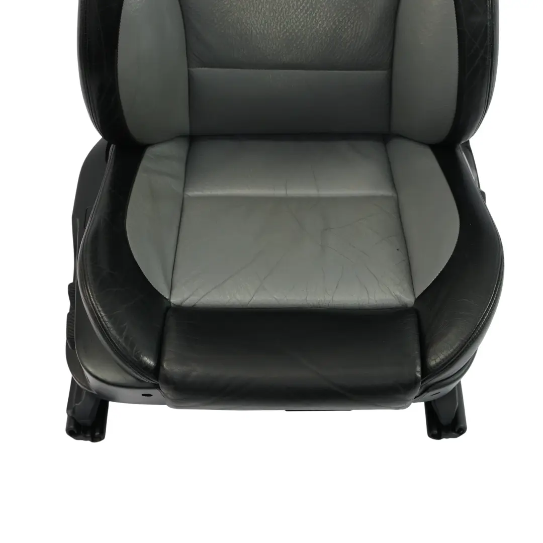 Vorder Sitz Sport Memory Beheizt Rechts Schwarz Silber Leder für BMW E39 M5 mit Teilenummer 2499624 BMW E39 M5 Vorder Sitz Sport Memory Beheizt Rechts Schwarz Silber Leder - SKU 2499624-2 - Teilenummer 2499624