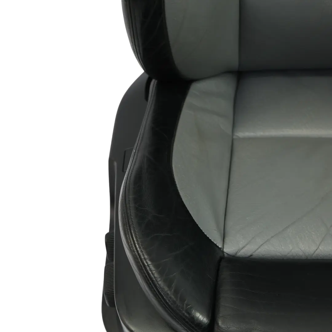 Vorder Sitz Sport Memory Beheizt Rechts Schwarz Silber Leder für BMW E39 M5 mit Teilenummer 2499624 BMW E39 M5 Vorder Sitz Sport Memory Beheizt Rechts Schwarz Silber Leder - SKU 2499624-2 - Teilenummer 2499624